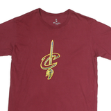 FANATICS Mens Maroon Cleveland Cavaliers T-Shirt L Short Sleeve Crew Neck