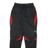 KAPPA Mens Joggers Black & Red Slim Tapered S W22 L28 Athletic Sportswear