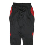 KAPPA Mens Joggers Black & Red Slim Tapered S W22 L28 Athletic Sportswear