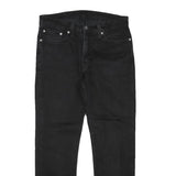 LEVI'S Mens Jeans Black Slim Skinny Denim Regular W32 L28 Zip Comfort Fit
