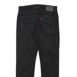 LEVI'S Mens Jeans Black Slim Skinny Denim Regular W32 L28 Zip Comfort Fit