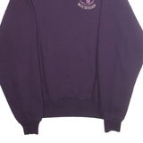 JERZEES Mens Purple Up North Michigan Crew Neck M Sweatshirt Cotton Blend