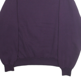 JERZEES Mens Purple Up North Michigan Crew Neck M Sweatshirt Cotton Blend