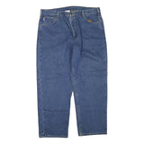 CARHARTT Mens Regular Fit Blue Denim Jeans W40 L30 Zip Closure Classic Style