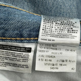 Levis Jeans - 33W 30L Blue Cotton