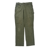 Carhartt Carpenter Trousers - 32W 34L Green Cotton