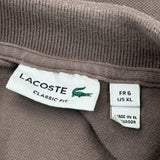 Lacoste Polo Shirt - XL Brown Cotton