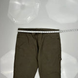 Dickies Carpenter Pants - 40W 31L Green Cotton