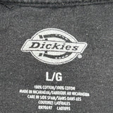 Dickies T-Shirt - Large Black Cotton