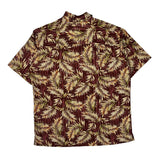 Tasso Elba Floral Hawaiian Shirt - Large Multicoloured Silk Blend
