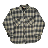 Levis Checked Overshirt - XL Beige Cotton
