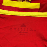 2016-17 Spain Adidas Pique Football Shirt - Medium Yellow Polyester