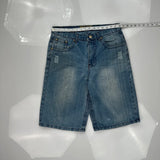Reventon Denim Shorts - 32W 11L Blue Denim