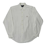 Yarmouth Ralph Lauren Shirt - Medium White Cotton