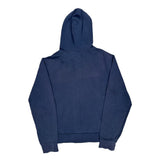 Polo By Ralph Lauren Graphic Hoodie - Large Blue Cotton