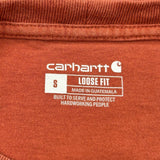 Carhartt T-Shirt - Small Red Cotton