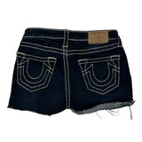 True Religion Denim Shorts - 28W US 0 Dark Wash Denim