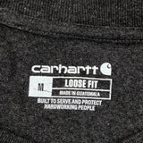 Support The Trades Carhartt Long Sleeve T-Shirt - Medium Gray Cotton