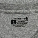 Carhartt T-Shirt - Large Gray Cotton