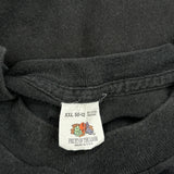 Blank Fruit Of The Loom Single Stitch T-Shirt - 2XL Black Cotton