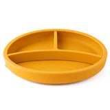 Silicone Plate with Removable Divider - Mustard