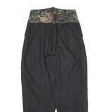 CLASSIC BLUES Womens Relaxed Fit Denim Jeans W26 L28 Floral Waistband Cotton