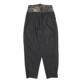 CLASSIC BLUES Womens Relaxed Fit Denim Jeans W26 L28 Floral Waistband Cotton