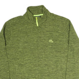 IDENTIC Mens Green Jacket XL Polyester Blend Plain Zip Casual Lightweight