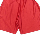 NIKE Mens Red Black & White Sports Shorts S W26 Basketball Gym Training