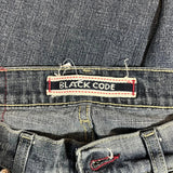 Black Code Jeans - 26W UK 6 Blue Cotton