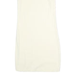 SANTA CRUZ Womens Cream Heart Logo Mini Dress Cotton Blend Strappy Sleeveless