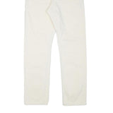 G-STAR Mens Jeans White Regular Straight Denim W32 L31 Button Cotton Blend