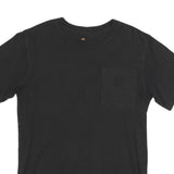 CARHARTT Mens Black Pocket T-Shirt S Short Sleeve Crew Neck Casual Cotton