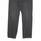 LEVI'S Womens Regular Fit Straight Black Denim W31 L29 Zip Cotton Blend Jeans