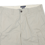 TOMMY HILFIGER Mens Shorts Beige Cargo 2XL W38 Cotton Blend Comfortable Casual