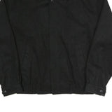 KIRKLAND SIGNATURE Mens Black Classic Jacket 2XL Polyester Blend Zip Plain