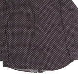 WRANGLER Mens Maroon Patterned Shirt L Button Down Casual Long Sleeve Cotton