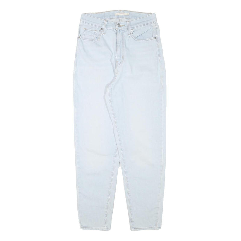 LEVI'S Womens Relaxed Jeans Blue Denim Light W26 L27 Classic Cotton Blend Zip