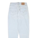 LEVI'S Womens Relaxed Jeans Blue Denim Light W26 L27 Classic Cotton Blend Zip