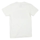 STARTER Mens White & Yellow Graphic Short Sleeve Crew Neck S T-Shirt