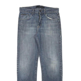 CALVIN KLEIN JEANS Mens Regular Fit Blue Denim W31 L30 Classic Cotton Blend Zip