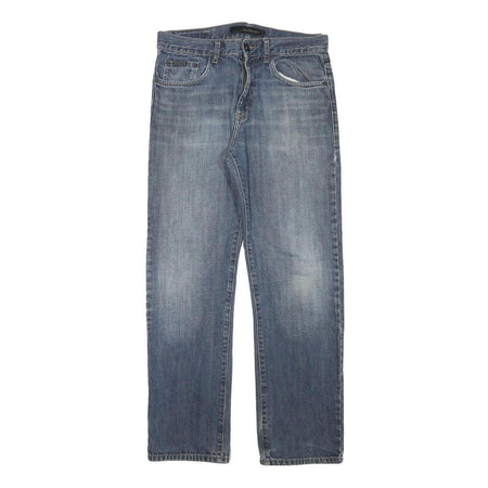 CALVIN KLEIN JEANS Mens Regular Fit Blue Denim W31 L30 Classic Cotton Blend Zip