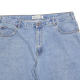 FADED GLORY Mens Shorts Blue Classic 2XL W40 Cotton Blend Relaxed Fit