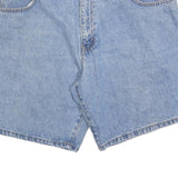 FADED GLORY Mens Shorts Blue Classic 2XL W40 Cotton Blend Relaxed Fit