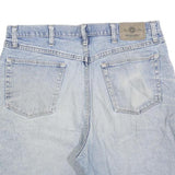 WRANGLER Mens Shorts Blue Denim Casual L W36 Classic Fit Cotton Blend