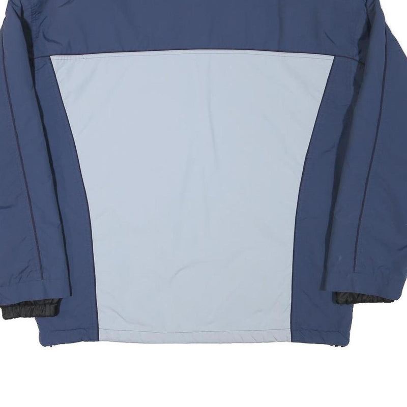 ACTIVE WEAR Mens Blue & Light Blue Sporty Outdoor Jacket L Polyester Blend Zip