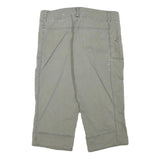 COTTON GINNY Womens Grey Casual Shorts L W31 Pocket Detail Cotton Blend
