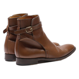 SANTOS Ankle Boots Brown Leather Mens UK 8