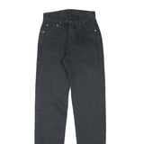 LEVI'S Womens Jeans Black Slim Skinny Denim Medium W23 L31 Stretch Cotton