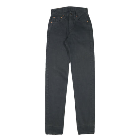 LEVI'S Womens Jeans Black Slim Skinny Denim Medium W23 L31 Stretch Cotton